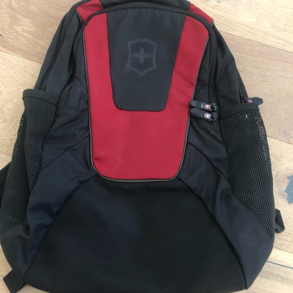 Swiss Army Black and Red Backpack